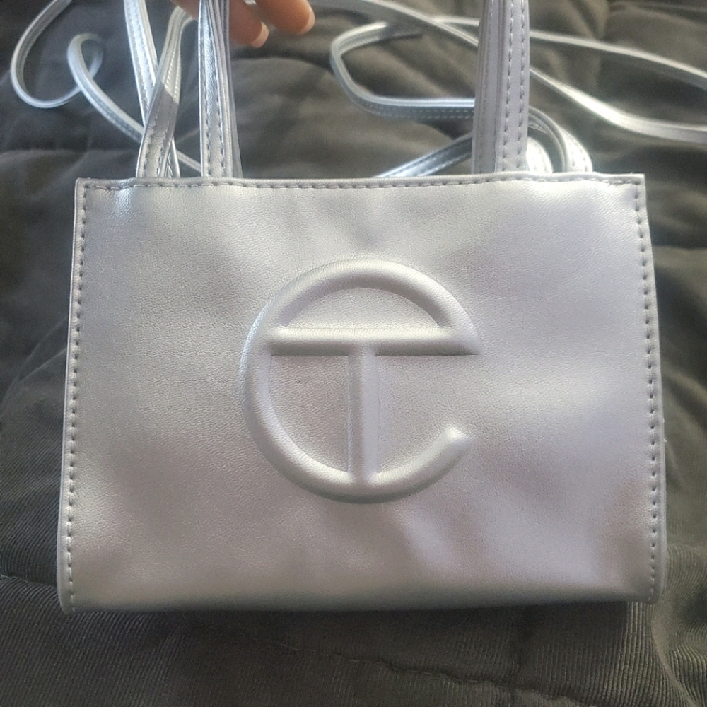Telfar Bag Silver